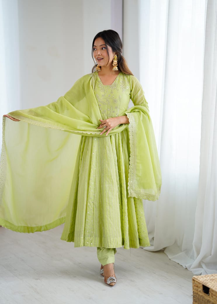 Pista Anarkali Dress